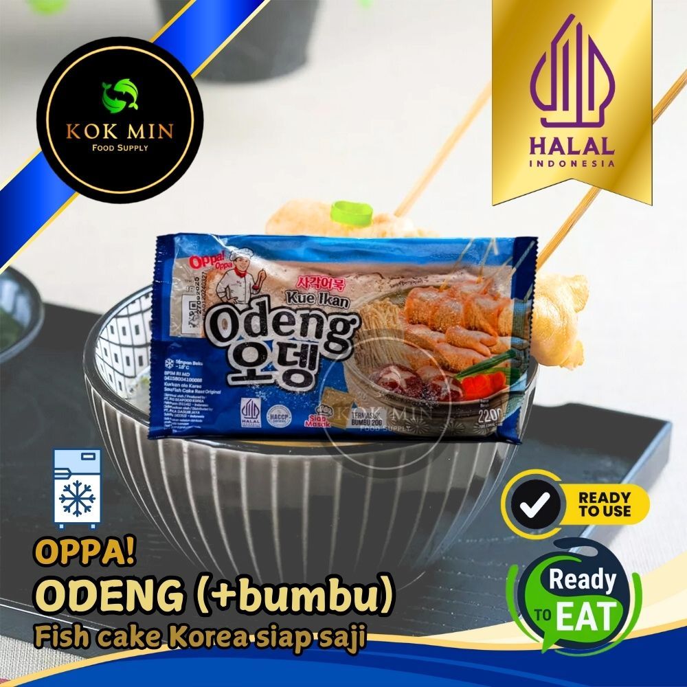 

Oppa! Odeng / Oden / Korean Fish Cake Berbumbu - 220 gram