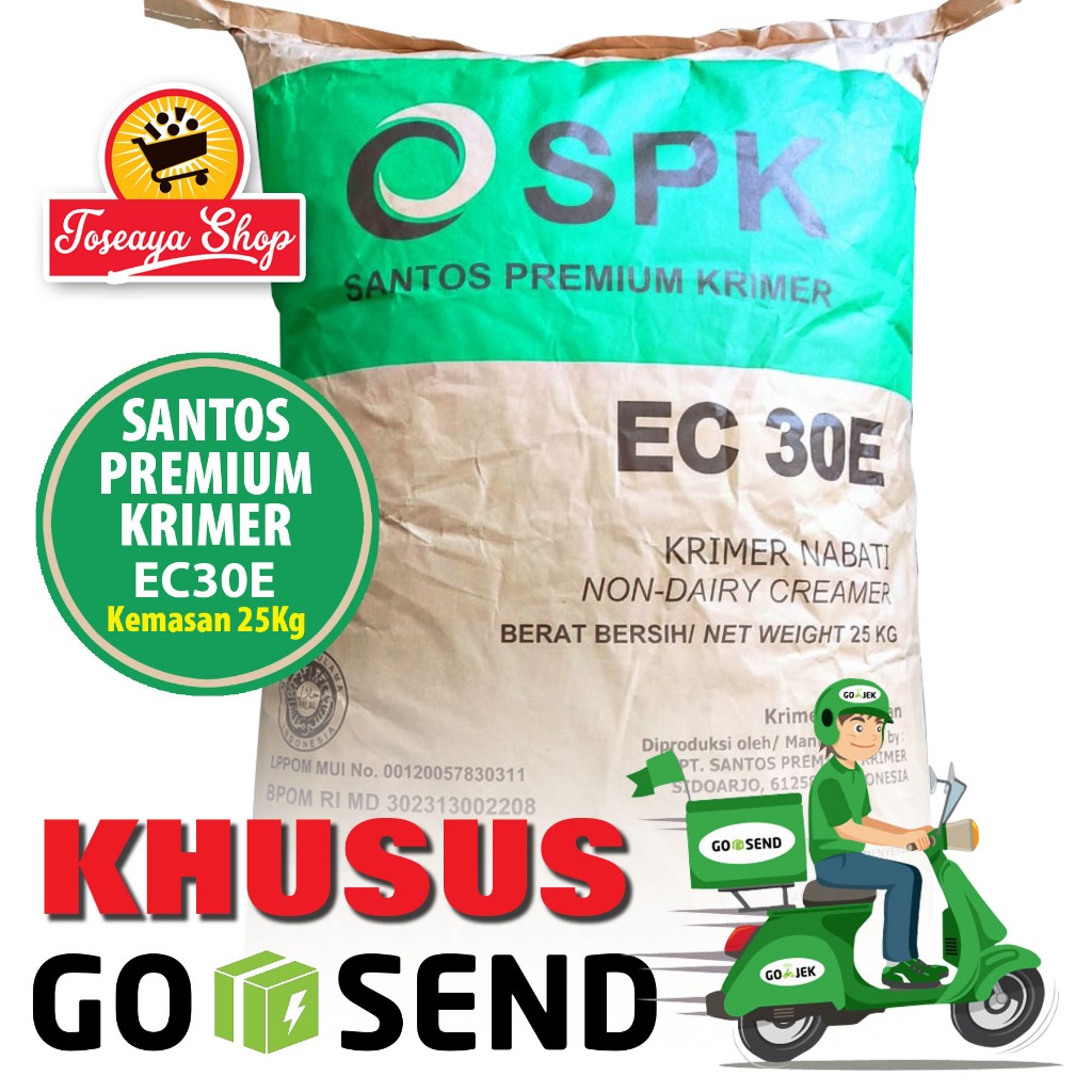 Krimer/Creamer Santos Premium EC30E 1 Sak GoSend/GrabExpress