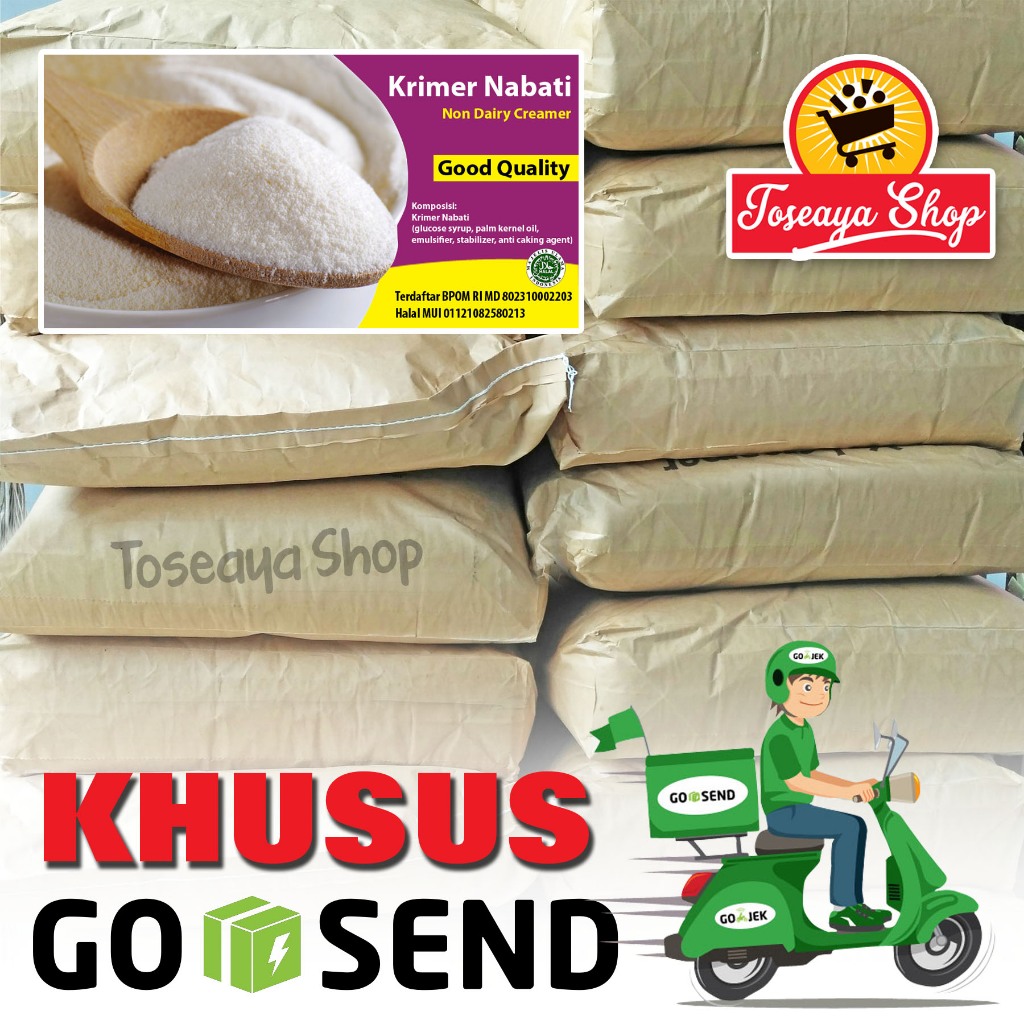 

Krimer/Creamer Non Dairy -Good Quality- 1 Sak Khusus GoSend/GrabExpress