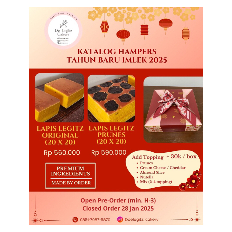 

Hampers Lapis Legit Premium Special Tahun Baru Imlek 2025