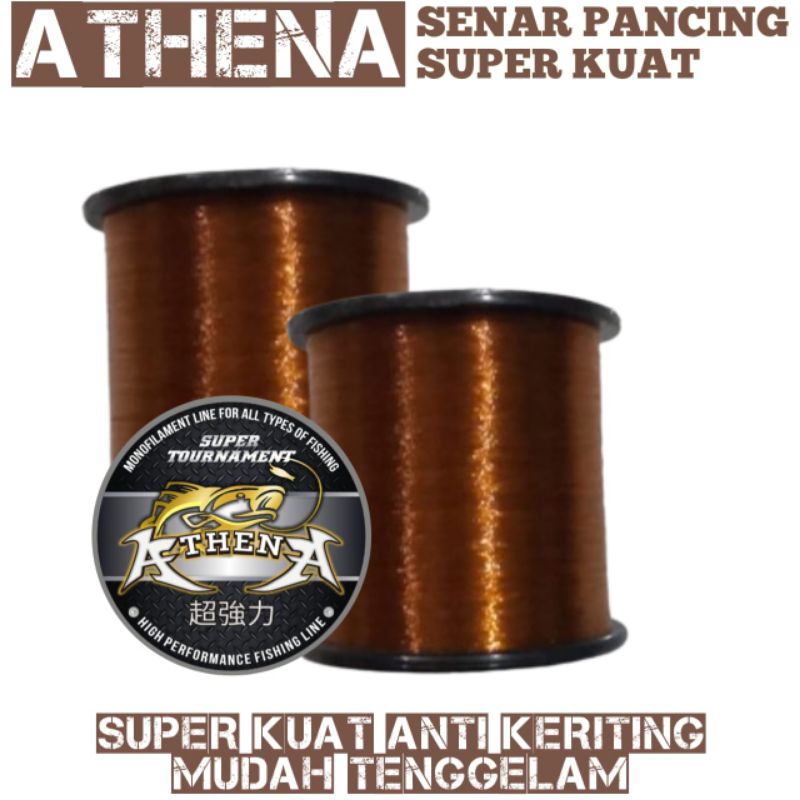 senar pancing super kuat 1800m senar pancing kecil kuat 50 kg Athena Super Kuat Pancing Senar