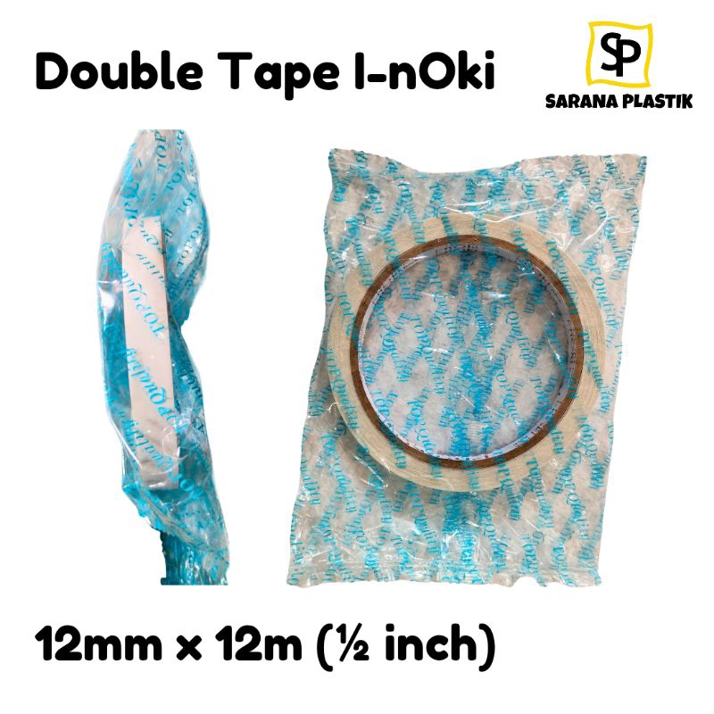 

Double Tape Inoki 1/2 Inch / 12mm x 12m | Super Kuat