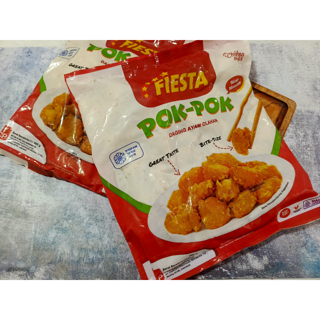 

AFGC Fiesta Chicken Pok-Pok 400G / Daging Ayam Olahan Potong Kecil