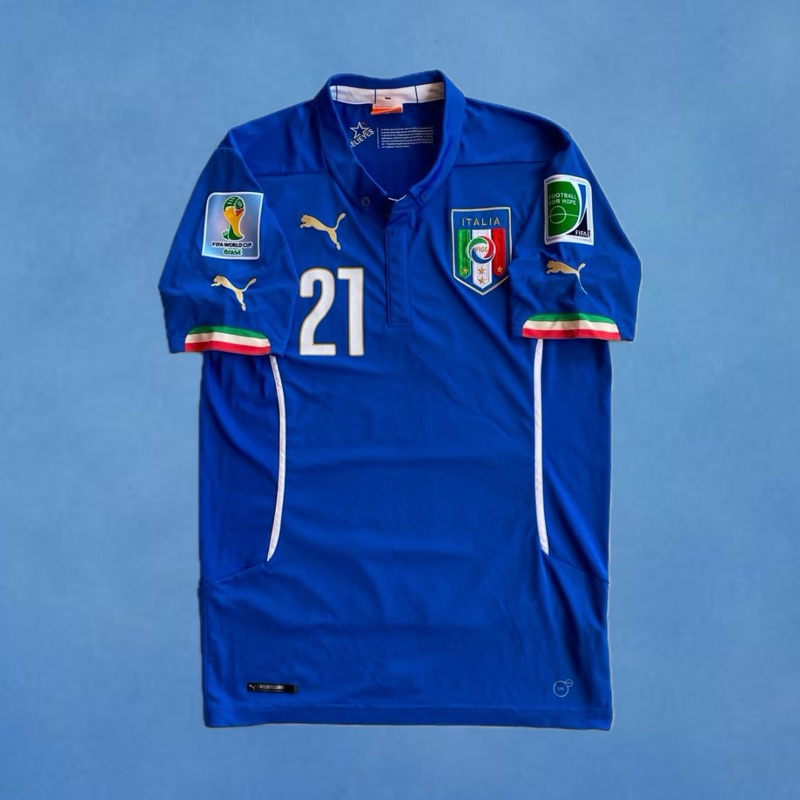JERSEY ITALY HOME 2014 ORIGINAL 100% / JERSEY ITALY VINTAGE / JERSEY ITALY