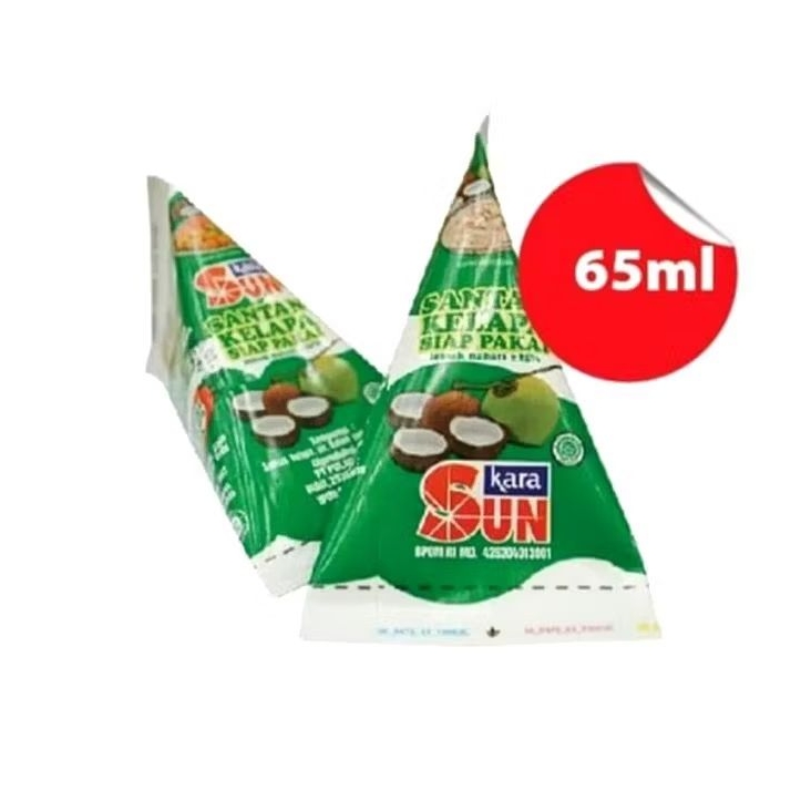 

Sun Kara Santan Kelapa Siap Pakai 65 ml