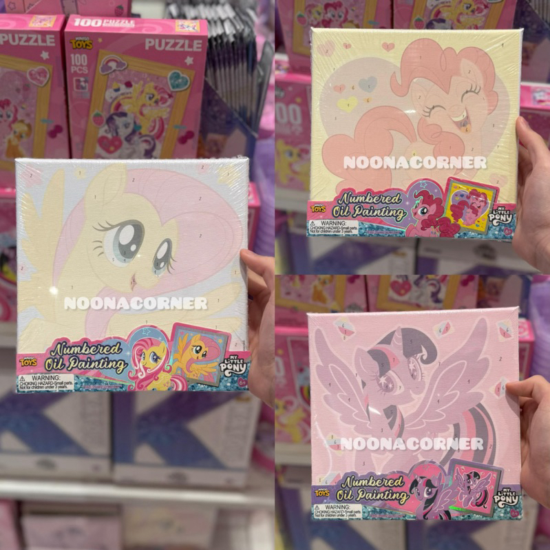 

Miniso x My Little Pony ‼️ Numbered Oil Painting DIY My Little Pony Collections (Twilight / Fluttershy / Pinky Pie)