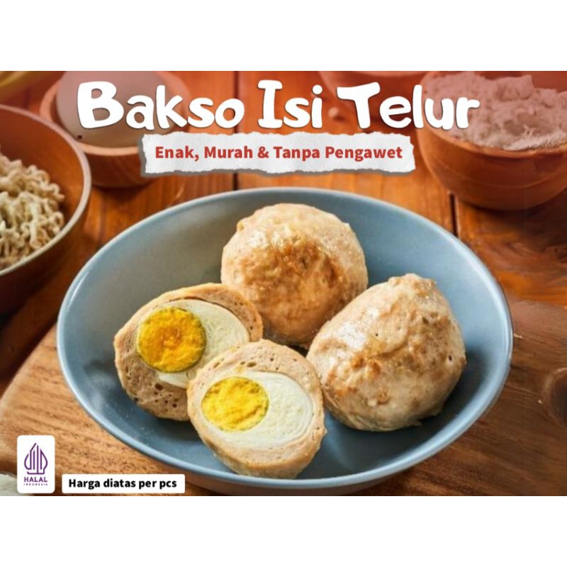 

bakso solo isi telur ayam