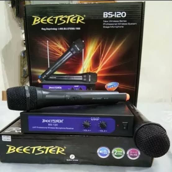 medan elektronik mic murah wireless beetster bs120 microphone tanpa kabel murah