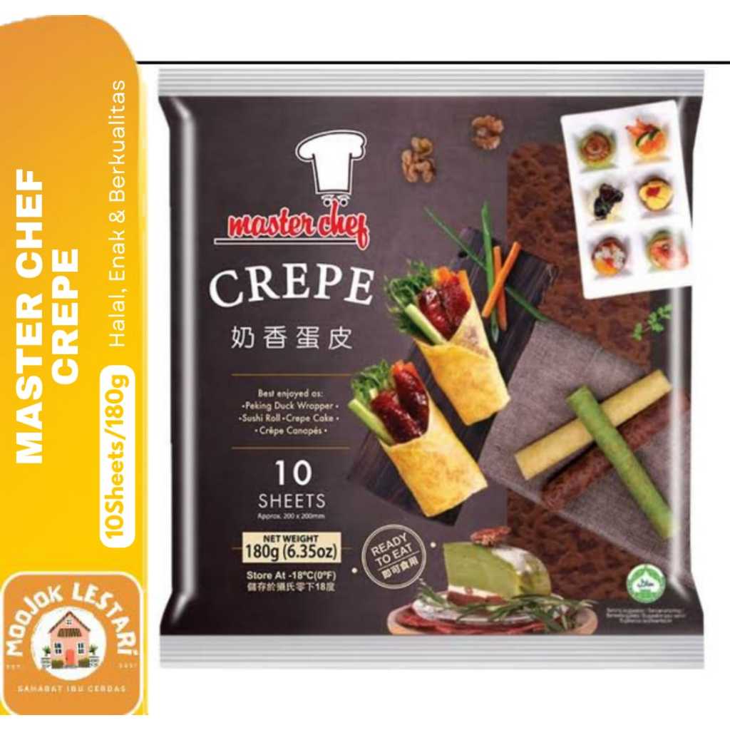 

TYJ MASTER CHEF CREPE 10 Sheets 180g Halal Enak Berkualitas Premium Original