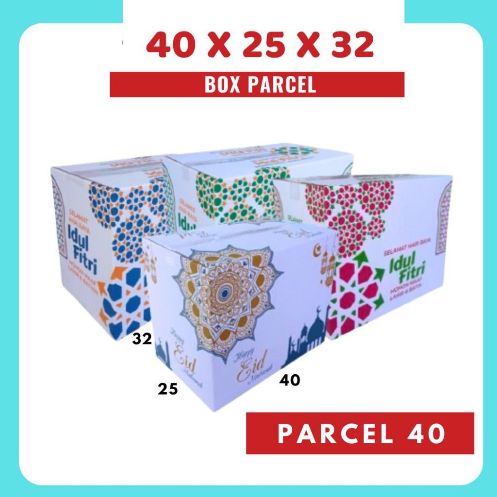 

Box Parcel Besar 40x25x32 Box Lebaran Kardus Packing/Parcel/Lebaran/idul Fitri/Kardus Paket sembako/hampers/Bingkisan/eid mubarak/Oleh oleh/Motif