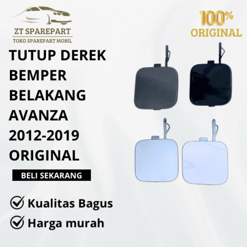 TUTUP DEREK BEMPER BELAKANG AVANZA 2012-2019 ORIGINAL