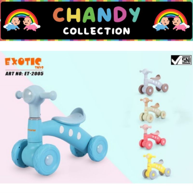 SEPEDA ANAK BALANCE BIKE EXOTIC ET 2005/ ET 2003/ ET 2006/ ET 2008/ ET 3107/ ET 3109/ ET 2129 / ET 2
