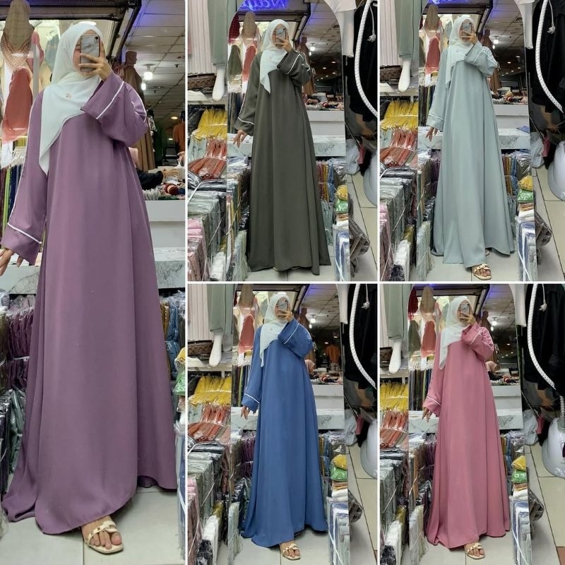 New Arival Abaya Turkey Polos /Abaya Dewasa