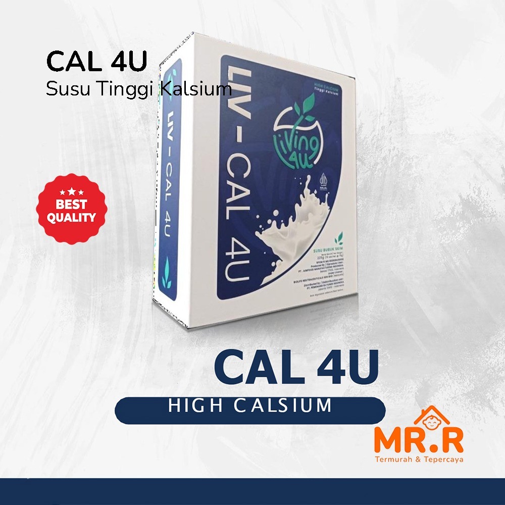 

Susu 4U High Calcium Kekuatan Tulang Formula Spesial Tinggi Kalsium (1 Box isi 15 Sachet) Menjaga Kesehatan Tulang Sehari-hari