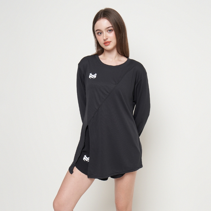 Vip - Kaos Running Yoga Hijab Sport Baju Olahraga Wanita Lengan Panjang Run24