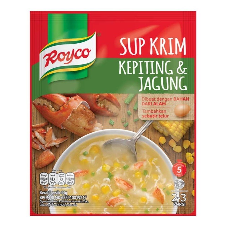 

sup krim kepiting royco 50