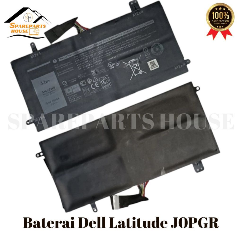 Baterai Laptop Dell Latitude 12 5285 E5285 5290 2-in-1 Model J0PGR JOPGR | Aksesoris Laptop