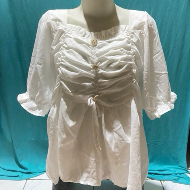 Crop Top Serut Smoke Plus Size By.Pinterest