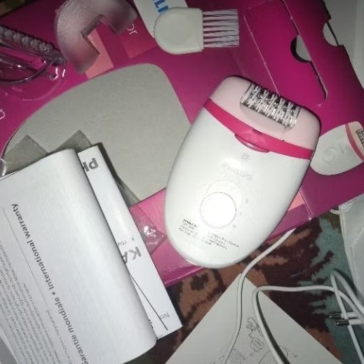 Epilator hair removal Philips asli (preloved 1 kali pemakaian)