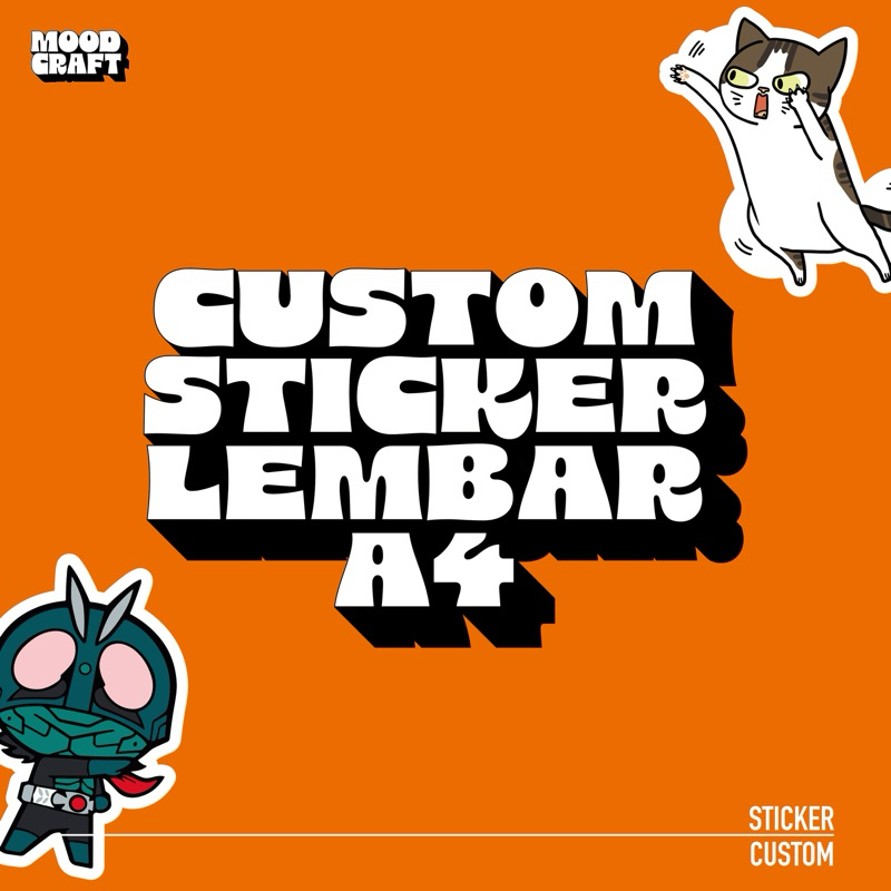 

Custom Sticker Vinyl A4 | Sticker Die Cut