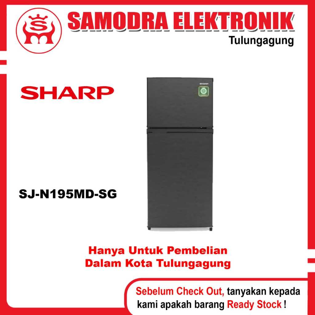Kulkas SHARP SJ-195MD-SG | Kulkas 2 Pintu Sharp
