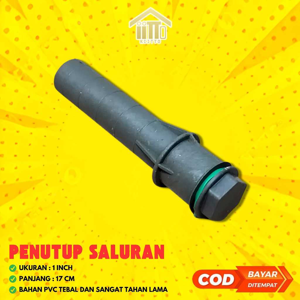 PENUTUP SALURAN PEMBUANGAN BAK MANDI / AFUR BAK MANDI PVC / SUMPEL BAK 1 INCH / SUMBATAN BAK PVC KAM