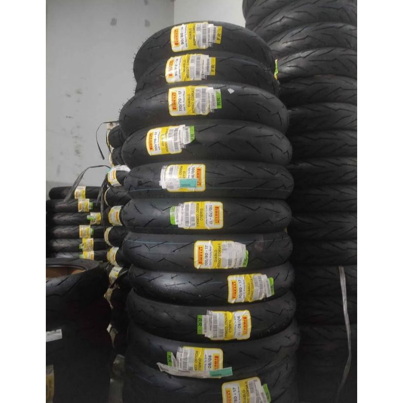 Ban Pirelli Diablo Rosso Ready Stock ring17/14 Uk90/80-100/80- 110/70