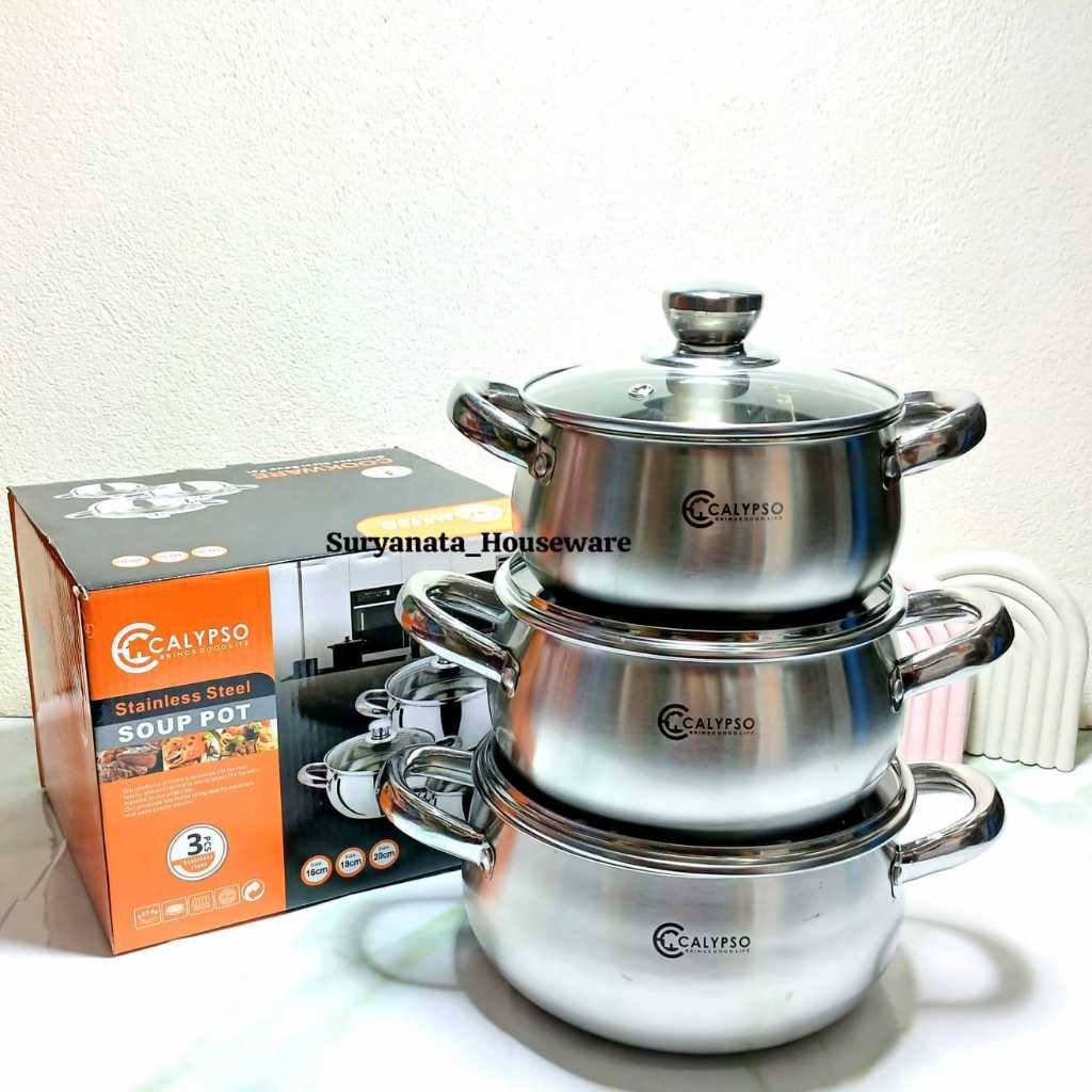 PANCI CALYPSO BULAT 451 / PANCI SUP CALYPSO / PANCI SET ISI 3PCS