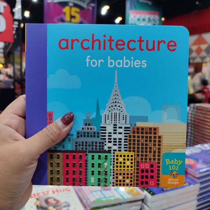 BIG BAD WOLF BOOKS – BABY 101 : ARCHITECTURE FOR BABIES - BOARD BOOK ANAK BBW IMPORT
