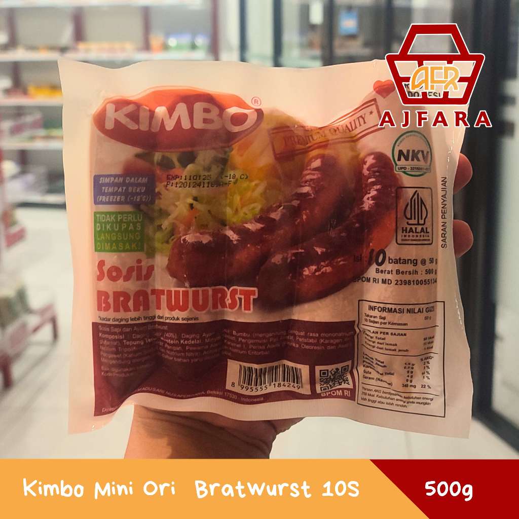 

Kimbo Mini Original Bratwurst 10S 500 gram