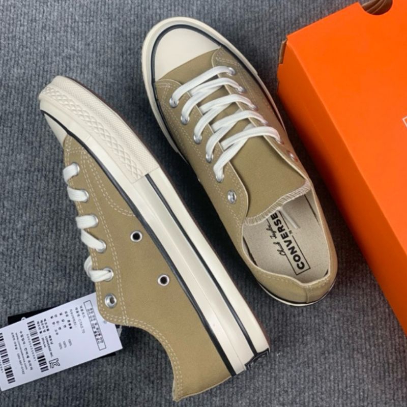 Sepatu converse 70s low brown/ black/ white Premium BNIB UK.36-43