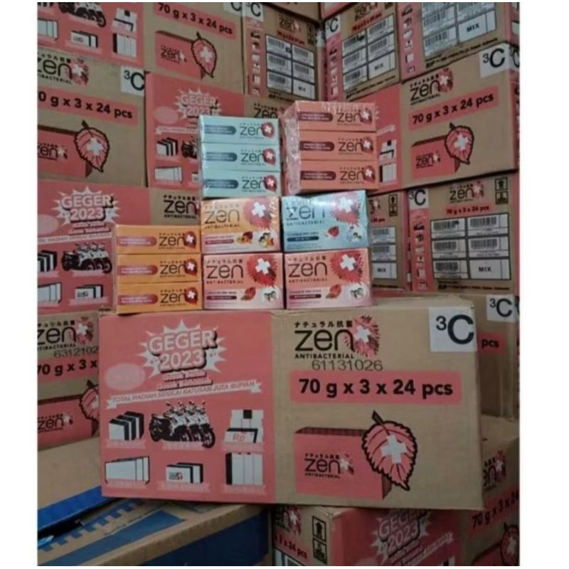 SABUN ZEN DUS 1 KARTON ISI 72 pcs