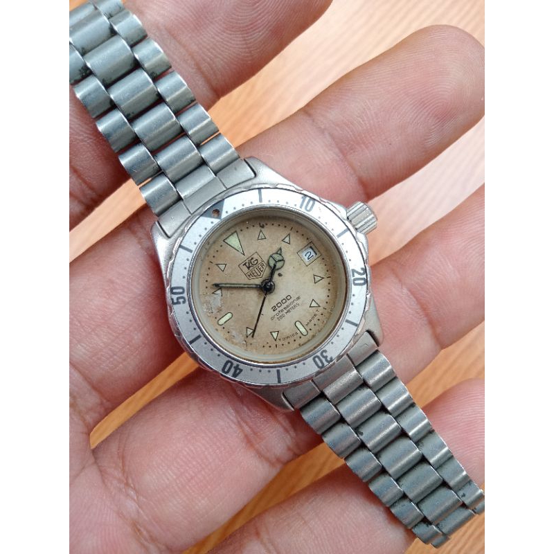 jam tangan tag Heuer 2000 Swiss made vintage second