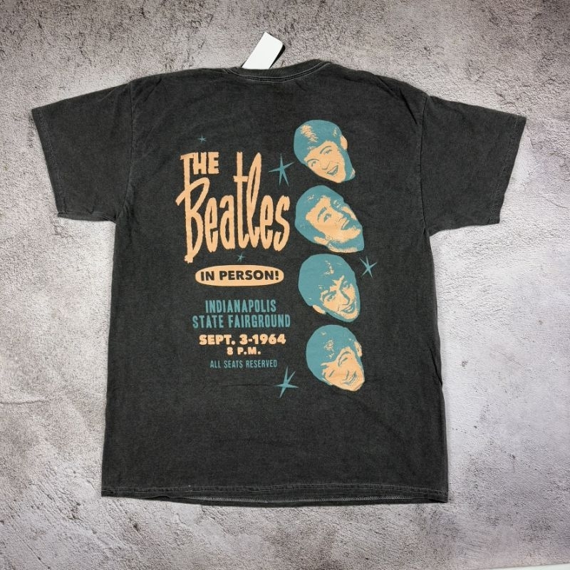 Kaos band Official The Beatles - Indianapolis Tour Original t-shirt