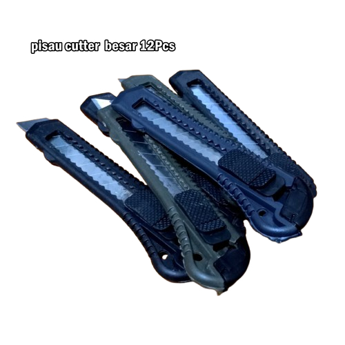 

Cutter Besar KeyLock isi 12Pcs Pisau Kater Besar
