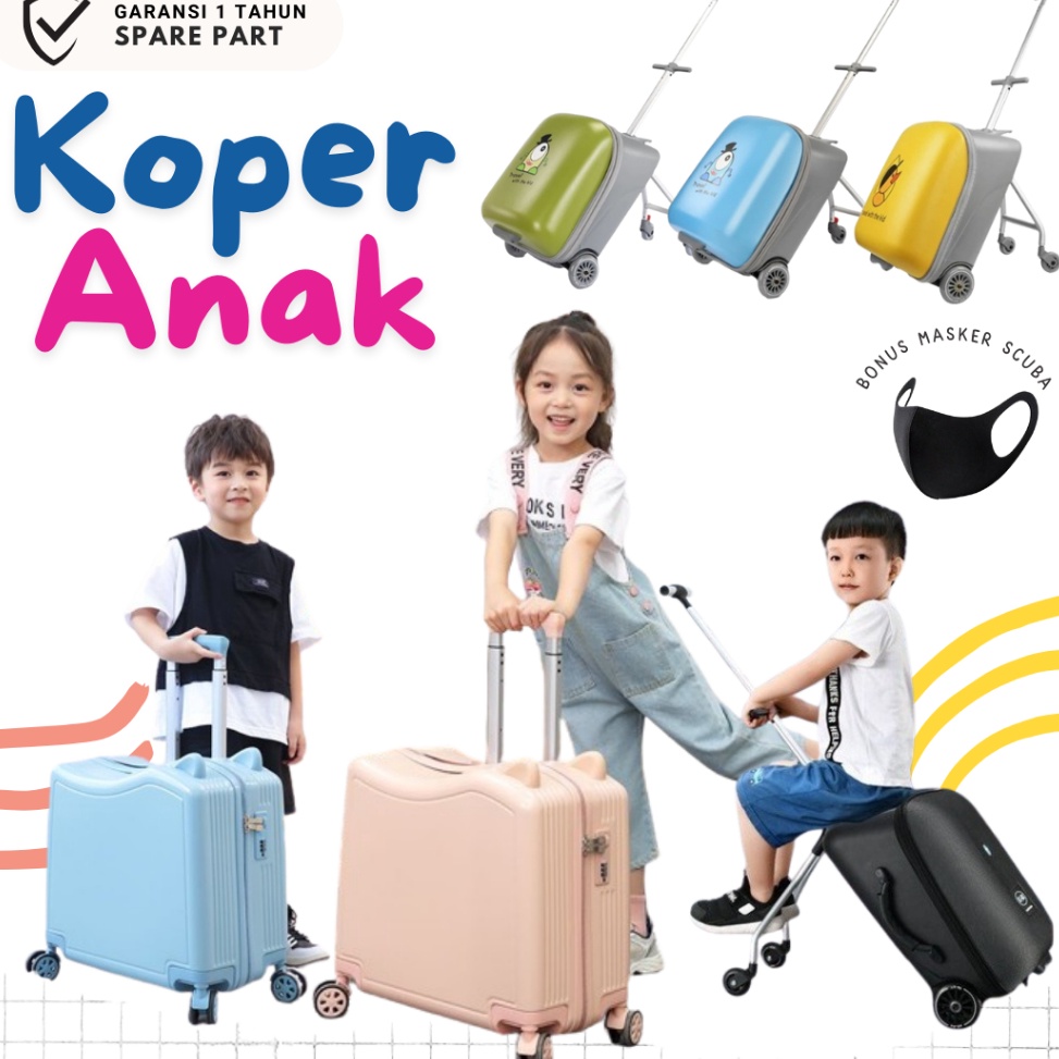Barang Pilihan Koper Luxes Stroller Luxes Koper Duduk Anak Trolley Troli Koper Stroller Cheerkids Ka