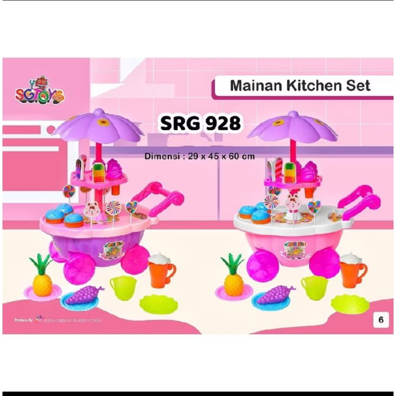 Troli Mainan Anak Es Krim Jumbo SRG 928 Mainan Es Krim DorongJUMBOi