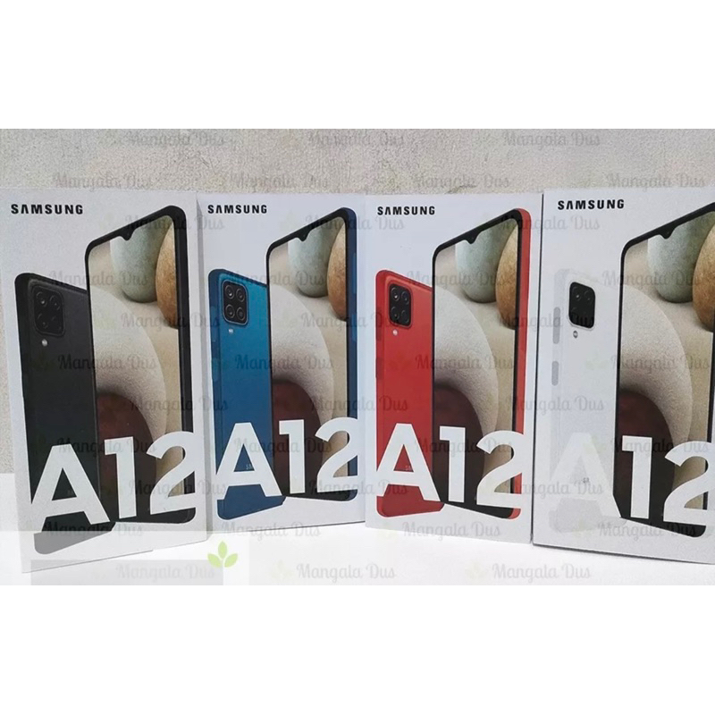 

dus box Samsung A12 ready semua warna free request sticker
