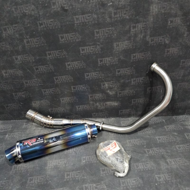 Knalpot R9 New mugello Suzuki Thunder 125 Original