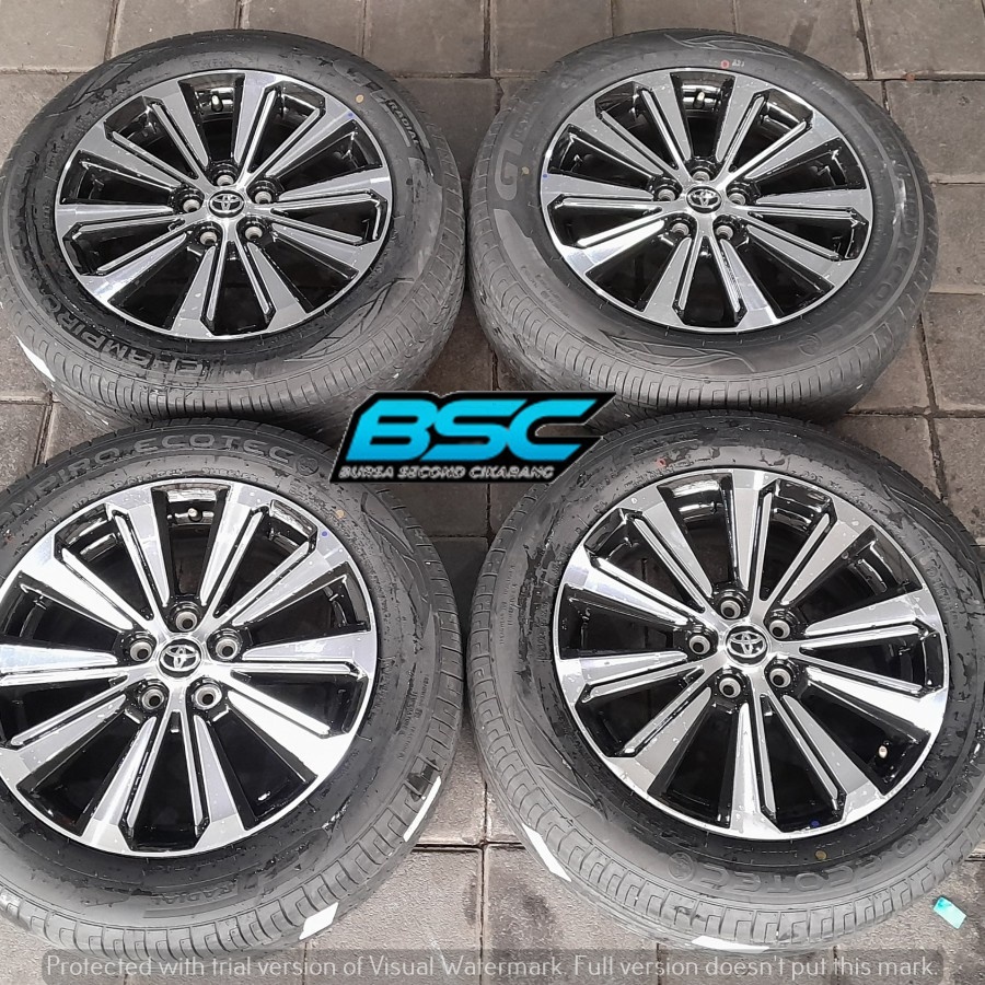 Velg Mobil Second R16 Copotan Ori New Avanza Veloz Pcd 5x100 Plus Ban Ring 16 New Xenia Altis Wish S