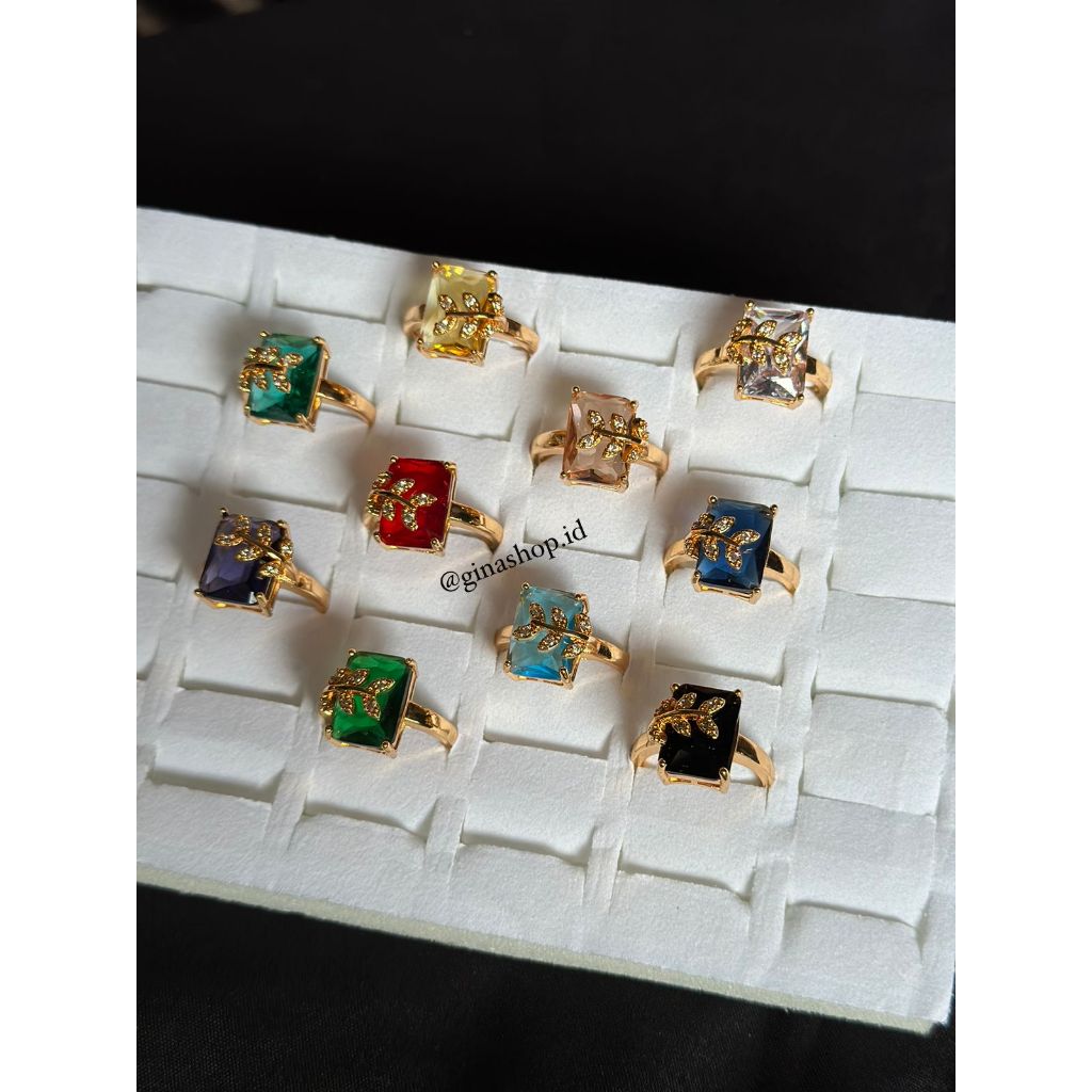 CINCIN MODEL BATU PERMATA WANITA TERLARIS TERMURAH