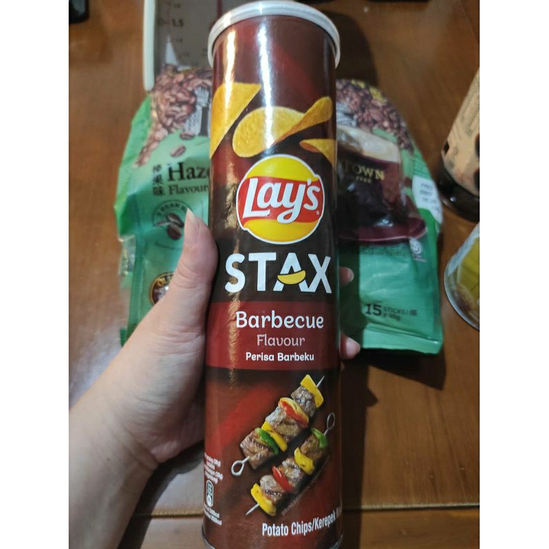 

Lay's STAX Barbeque Flavour Perisa Barbeku