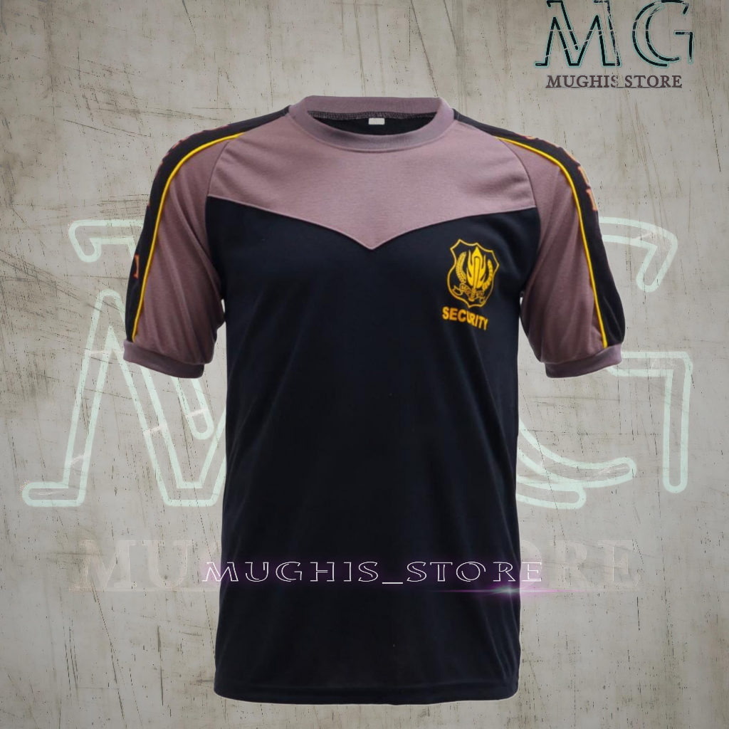 KAOS SATPAM SECURTY KOMBINASI+BAJU SATPAM|BAJU SATPAM SECURITY|SATPAM KOMBINASI