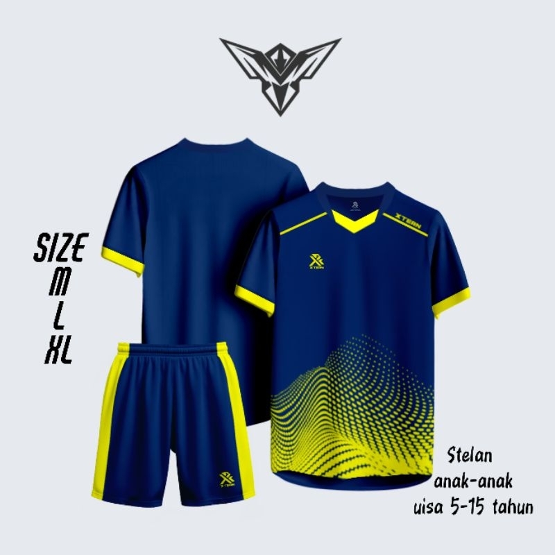 BAJU BOLA ANAK LAKI/PEREMPUAN UMUR 5-15 THN JERSEY FUTSAL SEPAKBOLA BADMINTON SPORT