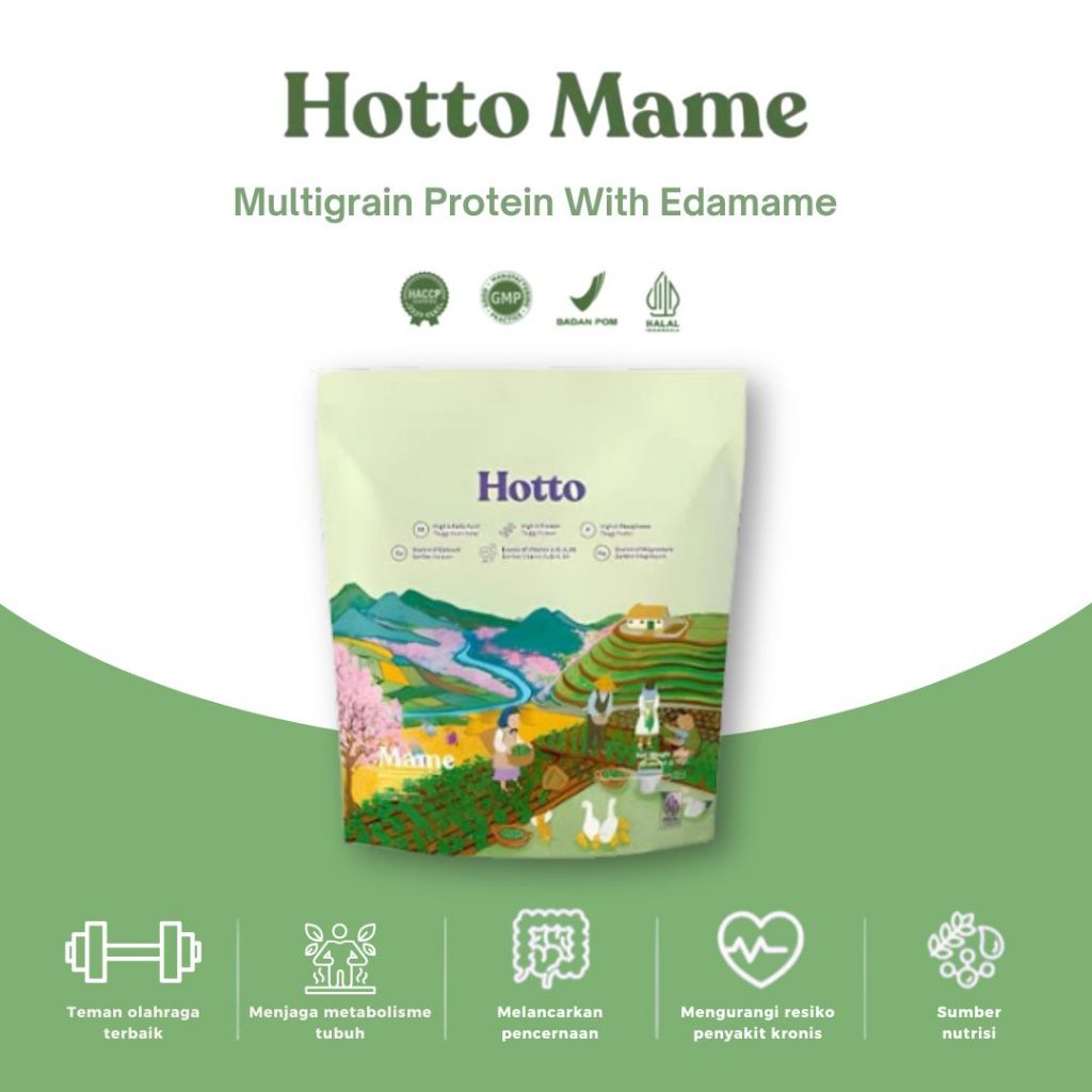 

Hotto Mame Protein Multigrain with Edamame 1 Pouch