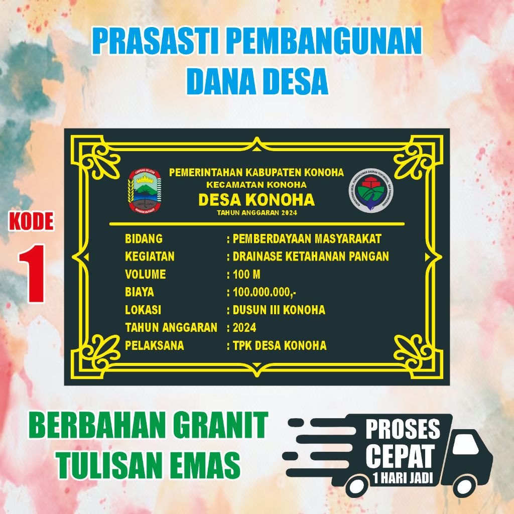 [PROMO MURAH ] PRASASTI PEMBANGUNAN DANA DESA