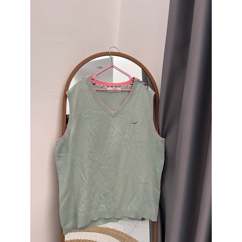 preloved lacoste buaya vest premi pl ori premium rajut