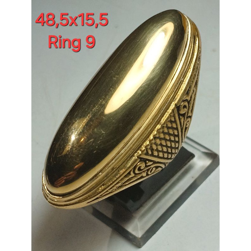 RING,9 NATURAL PYRITE / BADAR EMAS