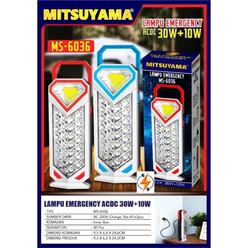 Lampu Emergency Multifungsi MITSUYAMA