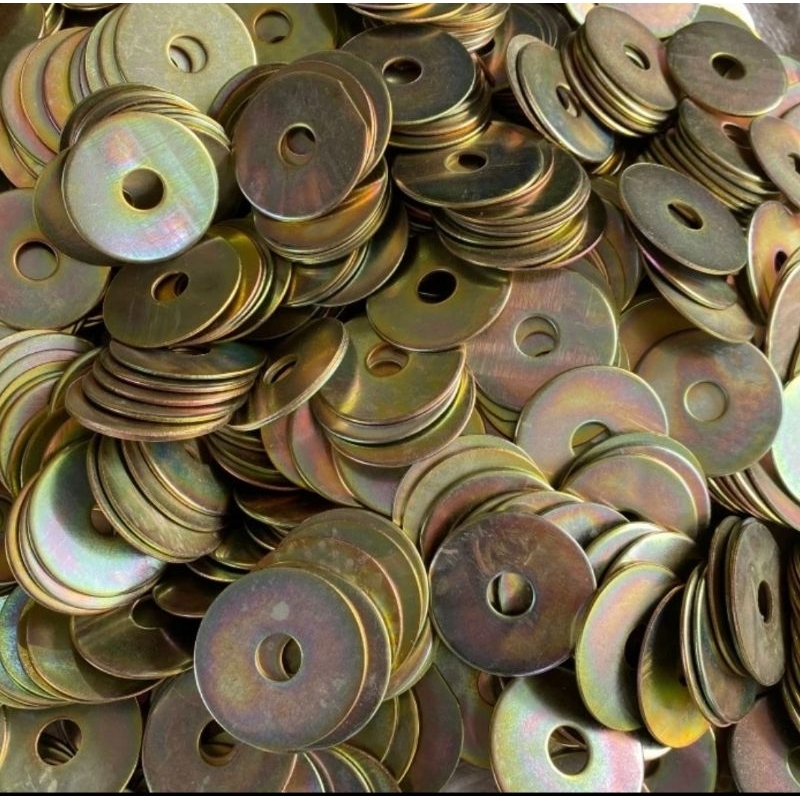 50pcs ring plat M6x30x2 kuning